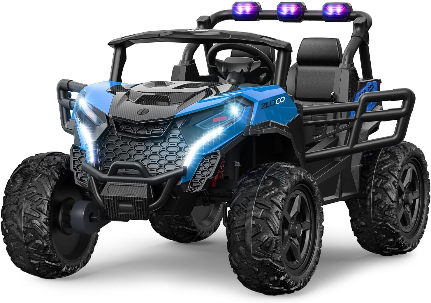 Pink all-terrain car travel electric toy truck