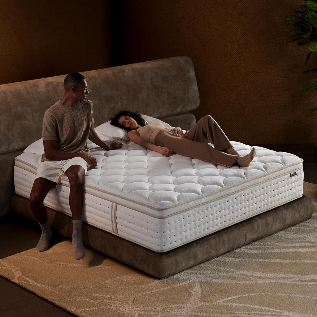 Queen Mattress 12 Inch Queen Mattress in a Box with Memory Foam for Extra Lumbar Support