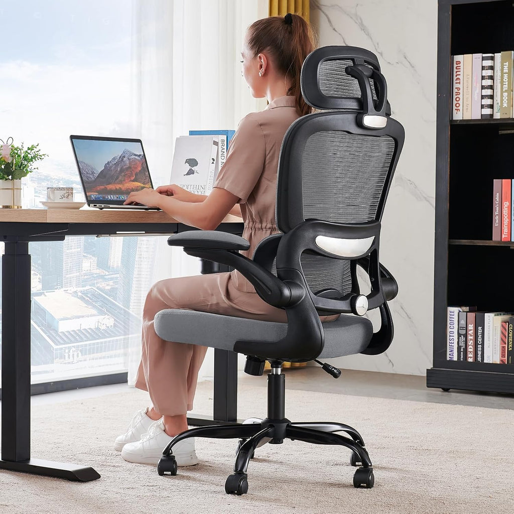 Office Chair Ergonomic Desk Chair 330 lbs Home Mesh Desk Chair Comfortable Gaming Chair