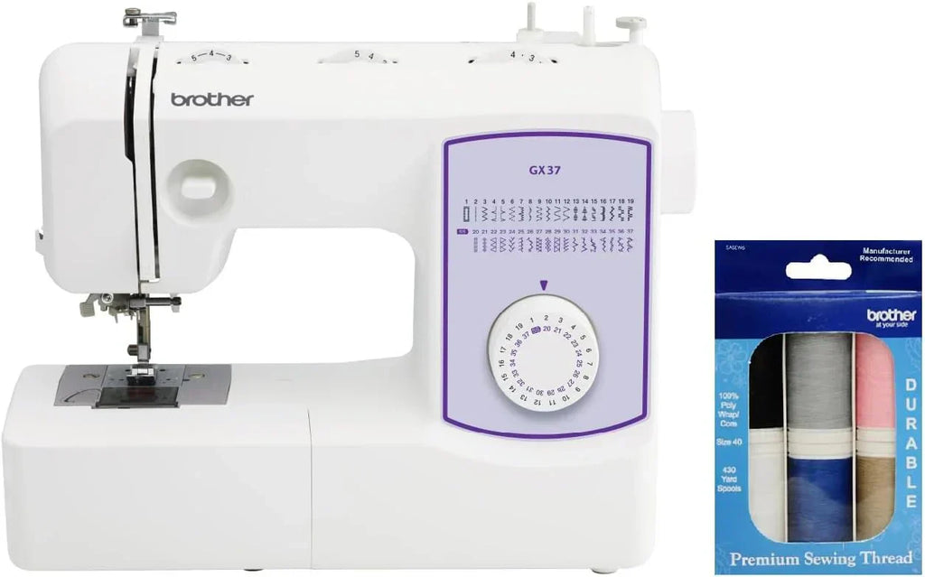 Sewing Machine GX37 37 Built-in Stitches 6 Included Sewing Feet