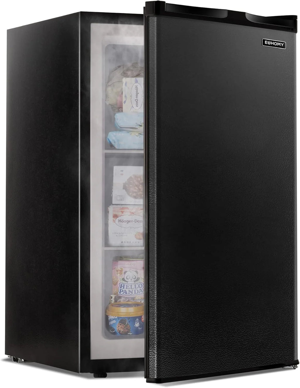 EUHOMY Upright freezer, 3.0 Cubic Feet, Single Door Compact Mini Freezer