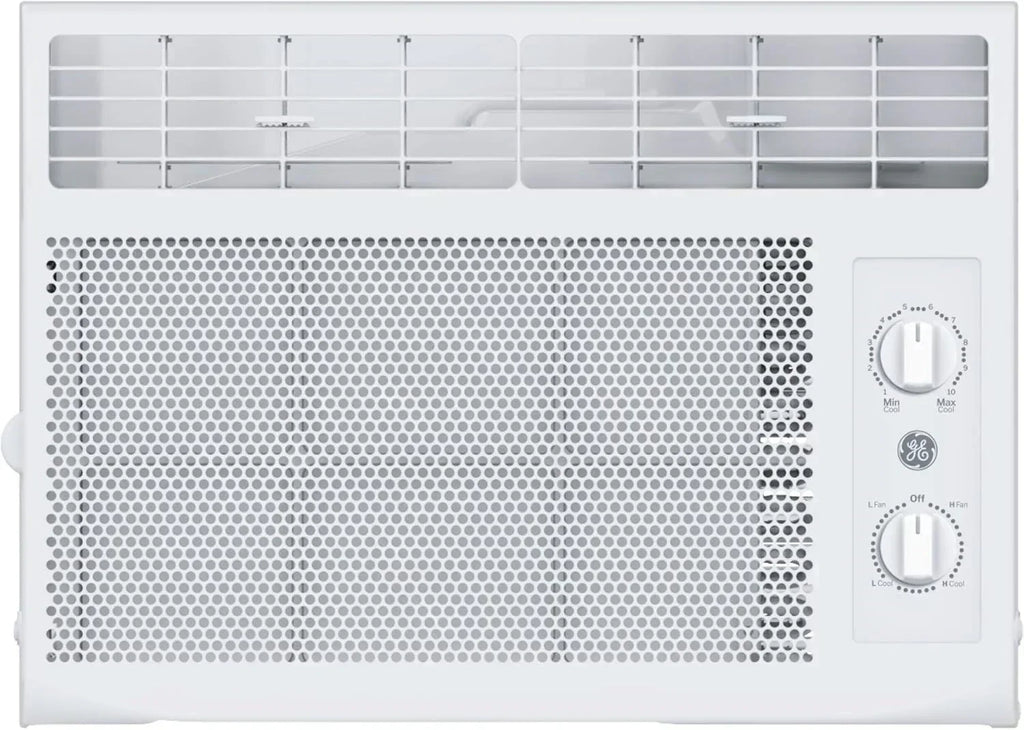 GE Window Air Conditioner Unit 5,000 BTU for Small Rooms up to 150 sq ft Manual Adjustable Fan