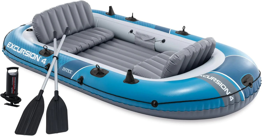 INTEX Inflatable Boat Set: Includes Deluxe 54in Boat Oars and High