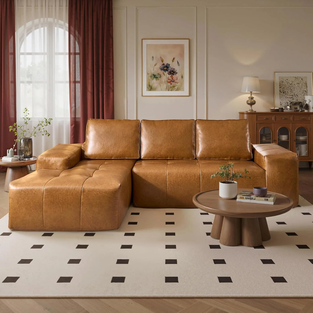 Ovios 104 Cloud Section Sofa L-shaped lounge chair, modern modular sofa
