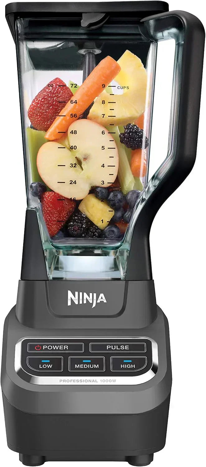 Ninja BL660 Professional Compact Smoothie and Food Processor Blender 1100W 3 Functions