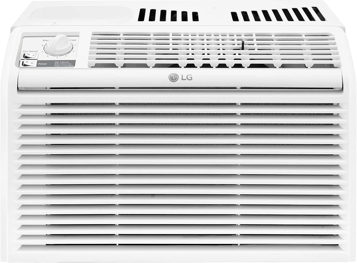 LG 5000 BTU Window Air Conditioners [2023 New] Easy Mechanical Control Ultra-Quiet Compact-size Cools Washable Filter 150 Sq.Ft. for Small Room AC Unit air conditioner Easy Installation