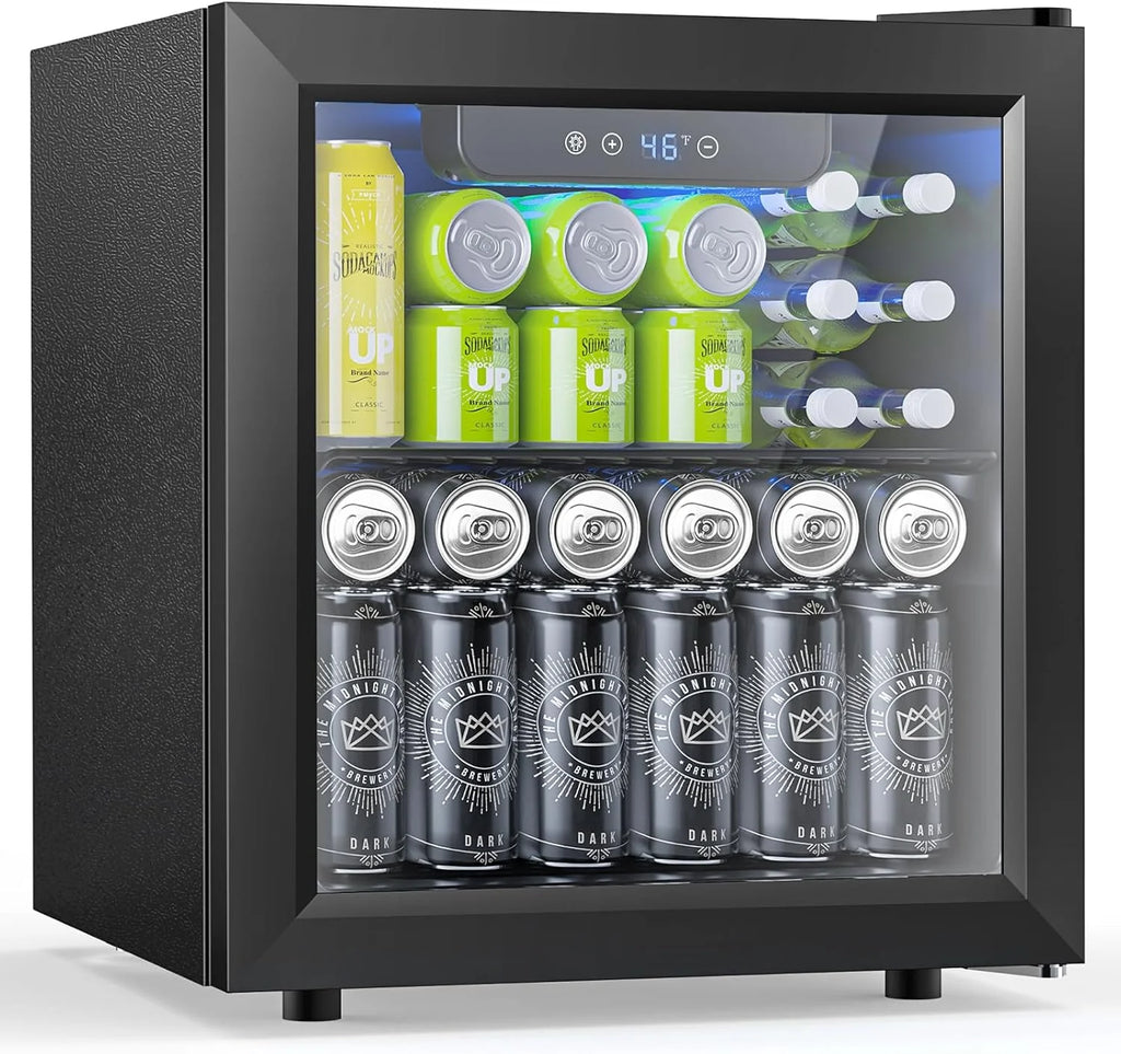 Electactic Mini Fridge 130 Can Beverage Refrigerator Cooler 3.2 Cu.Ft Drink Fridge