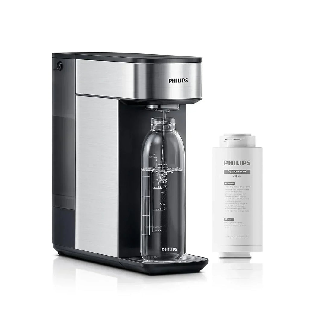 Reverse osmosis water filter countertop Philips 5-inch water filtration system purifier