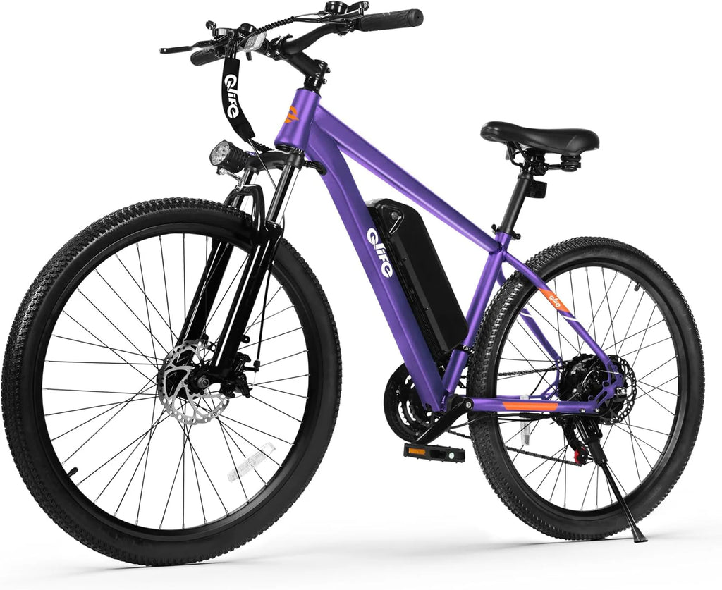 Qlife Electric Bike for Adults/Teens Racer-28MPH 21-Speed Peak 1200W Brushless Motor Adult Electric Bicycles
