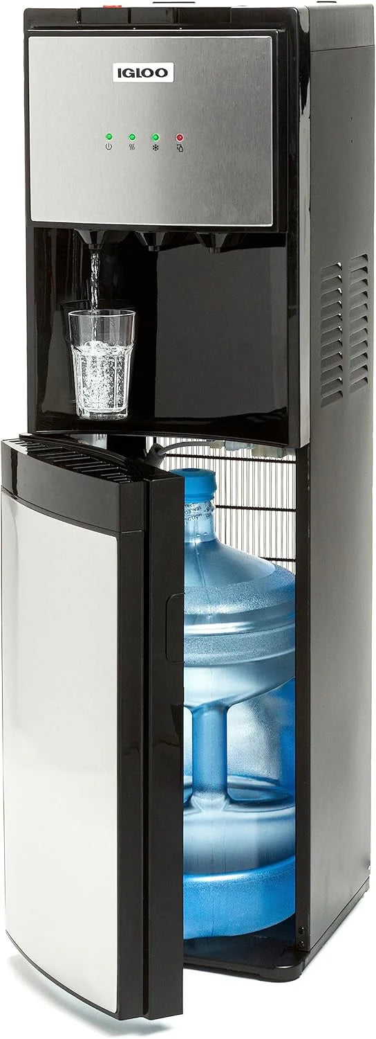 Igloo Bottom Loading Water Dispenser Hot, Cold and Room Temperature Water Dispenser White